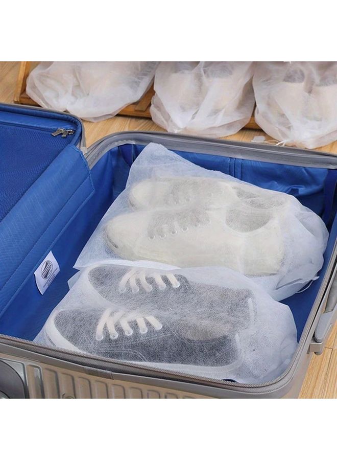 100pcs 14 72x8 98 Inch Non Woven Shoe Storage Bags Dustproof Hanging Drawstring Wardrobe Organizer - Image 4